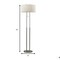 Homeroots Metal Dual Pole Floor Lamp, Brushed Steel 372650 - alternate 4